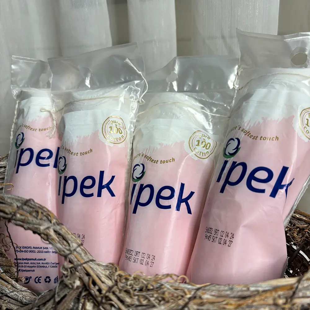 پد پاک کننده آرایش IPEK 01 پد پاک کننده آرایش IPEK